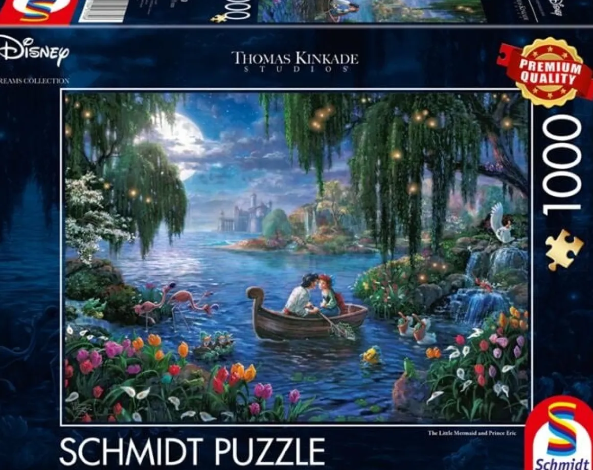 Schmidt De Kleine Zeemeermin en Prins Eric - Thomas Kinkade - puzzel van 1000 stukjes