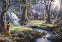 Schmidt Sneeuwwitje - Thomas Kinkade - puzzel van 1000 stukjes