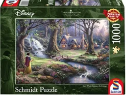 Schmidt Sneeuwwitje - Thomas Kinkade - puzzel van 1000 stukjes