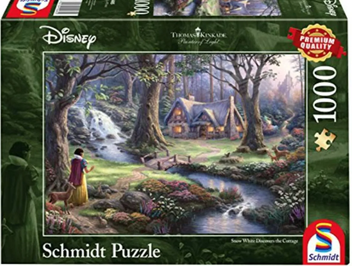 Schmidt Sneeuwwitje - Thomas Kinkade - puzzel van 1000 stukjes