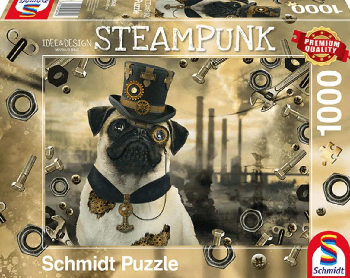 Schmidt Steampunk Hond - puzzel van 1000 stukjes
