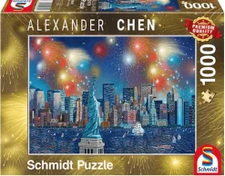 Schmidt Vuurwerk bij het Vrijheidsbeeld - 1000 stukjes