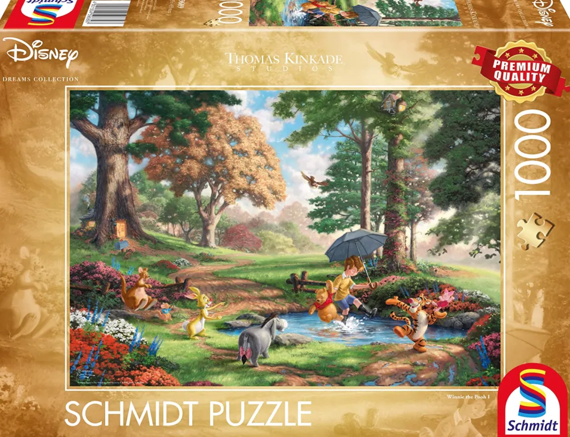 Schmidt Winnie de Poeh - Thomas Kinkade - puzzel van 1000 stukjes