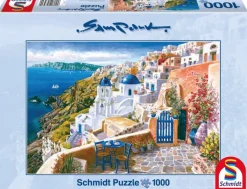 Schmidt Zicht op het wondermooie Santorini - 1000 stukjes