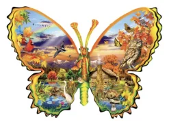 SUNSOUT Herfstvlinder - legpuzzel van 1000 stukjes