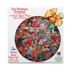 SUNSOUT Kerstversiering Katten - legpuzzel van 750 stukjes