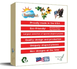 SUNSOUT Kerstversiering Katten - legpuzzel van 750 stukjes