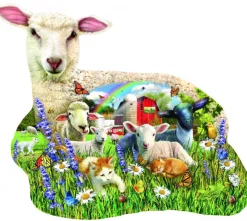SUNSOUT Lammetjestijd - legpuzzel van 1000 stukjes