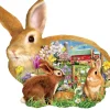 SUNSOUT Lente konijntjes - legpuzzel van 1000 stukjes