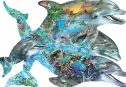 SUNSOUT Lied van de dolfijnen - legpuzzel van 1000 stukjes