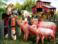 SUNSOUT Making New Friends - legpuzzel van 300 XXL stukjes