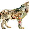 SUNSOUT Native American Wolf - legpuzzel van 750 stukjes