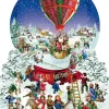 SUNSOUT Ouderwetse Sneeuwbol - legpuzzel van 1000 stukjes