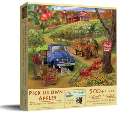 SUNSOUT Pluk je eigen appels - legpuzzel van 500 XXL stukjes
