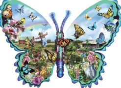 SUNSOUT Vlinder Boerderij - legpuzzel van 1000 stukjes