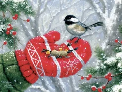 SUNSOUT Winter Encounter - legpuzzel van 300 XXL stukjes