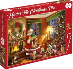 Tucker's Fun Factory Under The Christmas Tree - Kerstpuzzel - 1000 stukjes